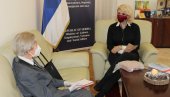 ČAJ I MANDARINE: Darija Kisić Tepavčević ugostila volonterku od 83 godine