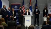 NIKOLA TESLA LETI ZA NJUJORK: Ana Brnabić ispratila novi avion Er Srbije na prvi let za SAD (VIDEO)