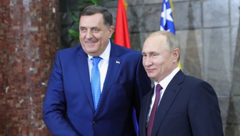 RUSIJA NAM POMAŽE U BORBI PROTIV REZOLUCIJE O SREBRENICI Dodik poručio: To je izmišljotina koja pokazuje propagandnu nameru