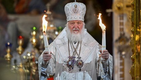CELA RUSIJA SE MOLI ZA BRAĆU SRBE: Patrijarh Kiril naložio bdenje u noći između 22. i 23. maja
