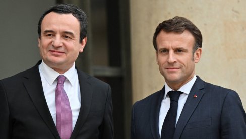 МАКРОН И КУРТИ РАЗГОВАРАЛИ ТЕЛЕФОНОМ: Ево шта је поручио француски председник лажном премијеру