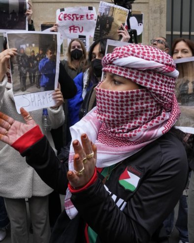 PROTESTI BUKTE ŠIROM EVROPE: Demonstracije protiv rata u pojasu Gaze proširile se uoči izbora u EU na univerzitete Starog kontinenta