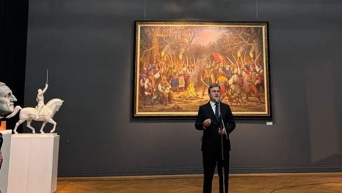 БОРБА ЗА СРПСКУ ДРЖАВНОСТ И СЛОБОДУ СРПСКОГ НАРОДА: Министар Селаковић отворио изложбу у Музеју Војводине (ФОТО)