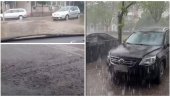 STRADALA ŽENA U SOMBORU: Jako nevreme praćeno gradom i obilnom kišom zahvatilo Srbiju