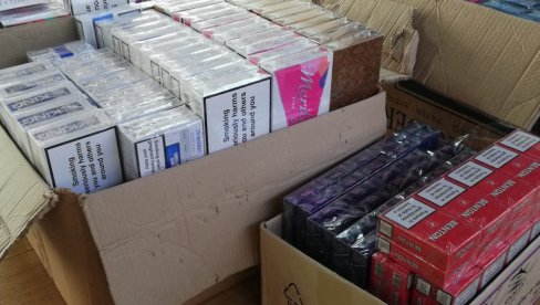 ДОБАР УЛОВ ПОЛИЦИЈЕ: У Рашки заплењено још 9.000 паклица шверцованих цигарета