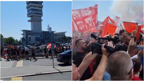 СРБИЈА ОВО НЕ ПАМТИ: Марко Арнаутовић слетео у Београд да потпише за Звезду, а на аеродрому Никола Тесла... (ВИДЕО)