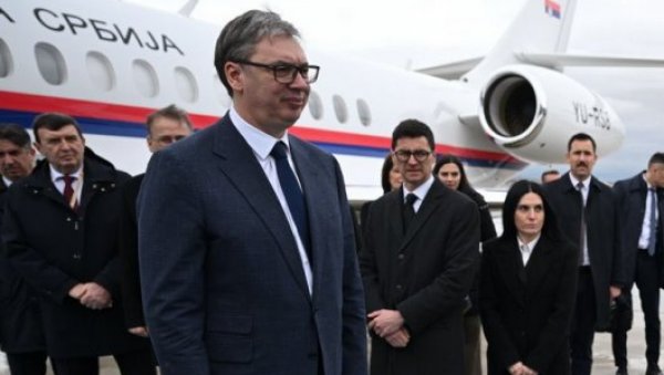 ВУЧИЋ СТИГАО У ПРЕДСЕДНИЧКУ ПАЛАТУ: Следи састанак са Ердоганом