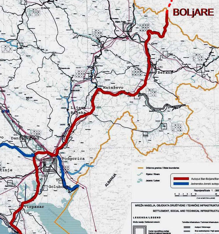 autoput beograd bar mapa CG: Trake auto puta već skuplje! | Region | Novosti.rs autoput beograd bar mapa