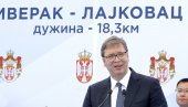 Predsednik Vučić obišao radove na saobraćajnici Lajkovac-Iverak: Srbija je dovoljno velika da ZNA SVOJE INTERESE (FOTO/VIDEO)