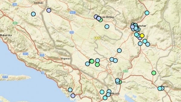 Јак земљотрес потресао Мостар