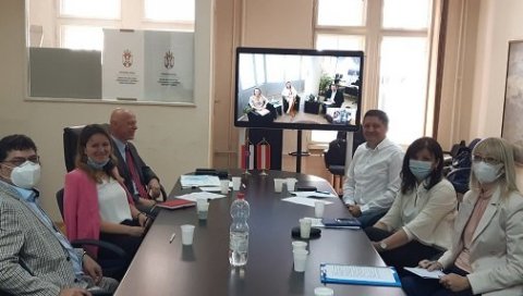 СВЕ ЗРЕЛО ЗА САРАДЊУ: Директор СБ Бања Ковиљача и директор аустријског фонда ПИО