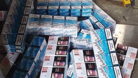 ЗАПЛЕНА НА ХОРГОШУ: Откривено 8.250 паклица цигарета