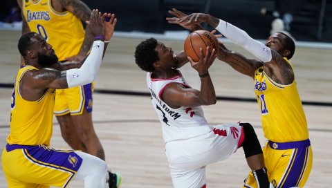 НБА: Торонто држао час Лејкерсима, Клиперси и Оклахома убедљиви, невероватне партије Ворена и Ембида