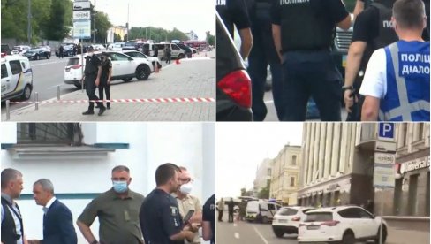 UŽAS U KIJEVU: Muškarac preti da će aktivirati bombu u tržnom centru - policija pregovara sa njim (VIDEO)