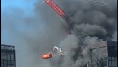 VELIKI POŽAR U BRISELU: Gori zgrada Svetskog trgovačkog centram vatra bukti sa 27. sprata  (VIDEO)