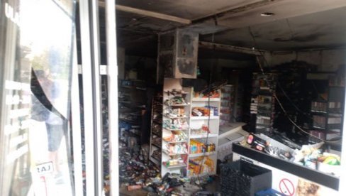 OSUMNJIČENA DVOJICA ŠAPČANA: Hapšenje u Novom Sadu zbog sumnje da su izazvali požar u prodavnici kućne hemije i parfema