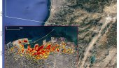 НАСА ОБЈАВИЛА МАПУ ЕКСПЛОЗИЈЕ У БЕЈРУТУ: Погледајте сателитске снимке разорних последица детонације (ФОТО)