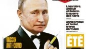 PUTIN KAO DŽEJMS BOND! Ruski predsednik sa vakcinom na naslovnici francuskog Liberasiona - Sutra nikad ne umire (FOTO)