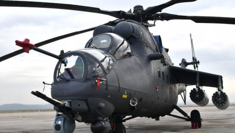 ЛЕТЕЋИ ТЕНКОВИ УВЕДЕНИ У НАОРУЖАЊЕ НАШЕ ВОЈСКЕ: Све што треба да знате о хеликоптерима Ми-35 (ФОТО)