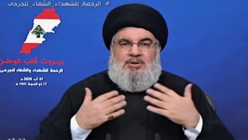 ИЗРАЕЛ ЋЕ ПЛАТИТИ ЦЕНУ: Вођа Хезболаха запретио Тел Авиву због експлозије у Бејруту