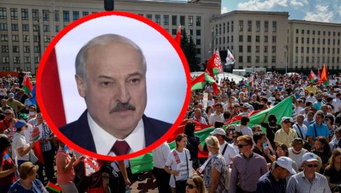 ПРОПАШЋЕМО КАО ДРЖАВА АКО УРАДИМО ШТА ТРАЖИ НАТО: Лукашенко се обратио грађанима на великом скупу у Минску