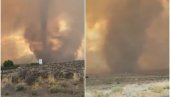 SNIMLJEN OPASAN VATRENI TORNADO: Stihija jurila 95 km na sat, već izgorelo 800 hektara (VIDEO)