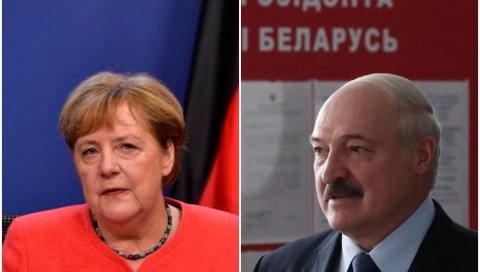СВЕ У ЦИЉУ ИЗБЕГАВАЊА ЕСКАЛАЦИЈЕ СИТУАЦИЈЕ: Лукашенко и Меркелова разговарали о мигрантској кризи