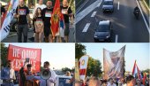 STIŽU BRAĆA IZ SRBIJE: Velika auto-moto litija krenula iz Srbije do granice sa Crnom Gorom (FOTO)
