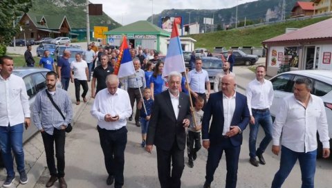 ИЛИ СТЕ У ВЕРИ ИЛИ СТЕ НЕВЕРА: Коалиција За будућност Црне Горе наставила победничку кампању у Плужинама