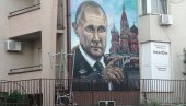 PUTIN U VRANJU: Osvanuo mural u čast ruskom predsedniku (FOTO)