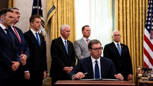 POZDRAVLJAMO PREDSEDNIKA VUČIĆA NA NJEGOVOJ HRABROSTI: Američki Savet za nacionalnu bezbednost o pregovorima u Vašingtonu