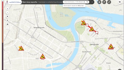 СВИ РАДОВИ НА ЈЕДНОМ МЕСТУ: ГИС апликација са мапом измена режима саобраћаја у Београду