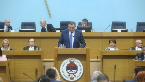 SKUPŠTINA STALA IZA DODIKA: Poslanici podržali izjavu srpskog člana Predsedništva BiH