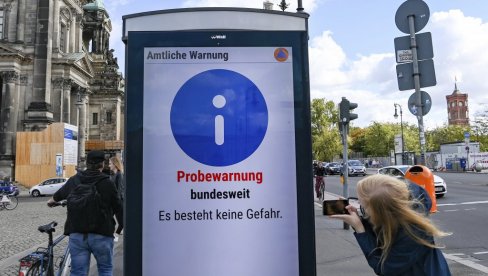NEUSPEŠNA PROBA SISTEMA ZA UZBUNJIVANJE: Nemačka pala na ispitu, građani nisu ništa čuli