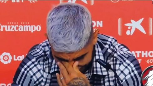LEGENDARNI ARGENTINAC U SUZAMA: Teška srca se oprostio od Sevilje, otišao uz izvinjenje Konteu! (VIDEO)