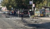 ПРВИ СНИМЦИ СА МЕСТА ЕКСПЛОЗИЈЕ : Са Стојановићем у ауту била и Колумбијка, обоје повређени - возило разнето у комаде! (ВИДЕО)