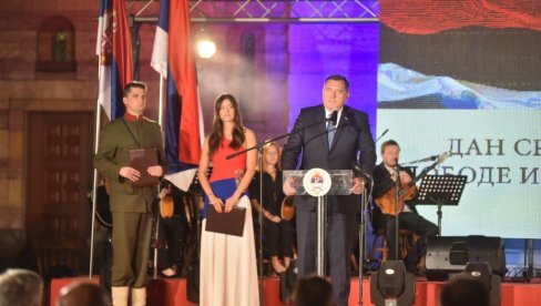 OBELEŽEN DAN SRPSKOG JEDINSTVA U BANJALUCI Dodik: Srbija i Srpska da budu jedna država (FOTO)