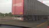 SUDAR KAMIONA I AUTOMOBILA: Velika gužva na Pančevačkom putu (VIDEO)