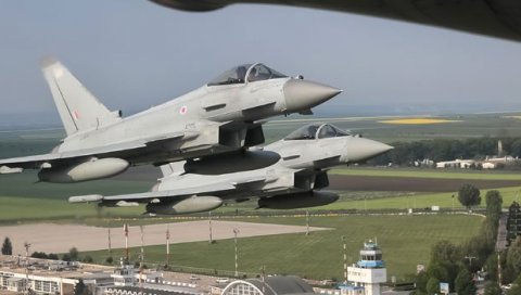 РАФ СУСПЕНДОВАО ЛЕТОВЕ ТАЈФУНА: Технички проблеми поткресали крила британском ратном ваздухоплофству
