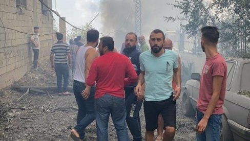 PONOVO STRAVIČNA EKSPLOZIJA U LIBANU: Širi se gust dim, stanovnici u panici (VIDEO)
