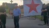 ВИДЕЋЕТЕ КАКО ПЕТОКРАКА ДОБРО ГОРИ: Хаос у Хрватској због црвене звезде - Застава у пламену, гомила срче и тешких речи (ВИДЕО)