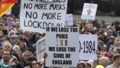 DEMONSTRACIJE U LONDONU: Protest protiv novih epidemioloških mera