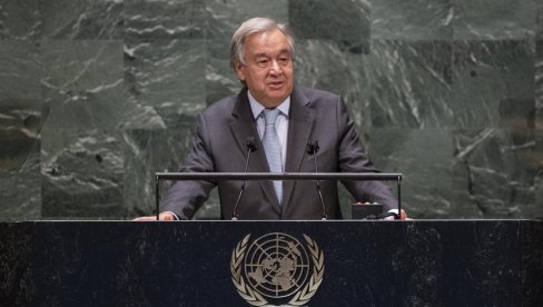 ПУТИН ЧЕСТИТАО: Гутереш поново изабран на место генералног секретара Уједињених нација