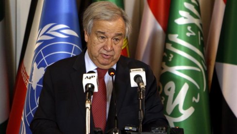 GUTEREŠ NA METI KRITIKA: Posle zahteva da podnese ostavku, generalni sekretar UN izjavio da su njegove reči predstavljene pogrešno