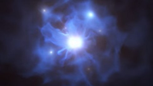 ОТКРИВЕНА СУПЕРМАСИВНА ЦРНА РУПА: Свемирско чудовиште у својој орбити заробило чак шест галаксија (ВИДЕО)