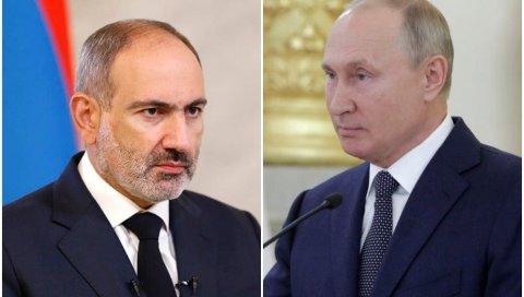 ПУТИНОВ ШАМАР ПАШИЊАНУ: Све горе вести за премијера Јерменије, председник све досолио