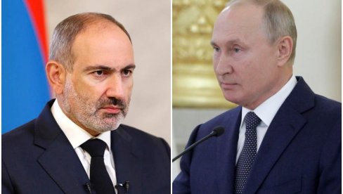 ПАШИЊАН ЗВАО ПУТИНА: Након жестоких борби Јереван се захваљује Русији