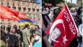 U JEREVANU MIRNO, U BAKUU SE VIJORE TURSKE ZASTAVE: Dok rat bukti situacija u prestonicama normalna