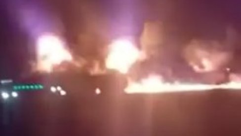 RUSKI AVIONI IZVRŠILI STRAHOVITO BOMBARDOVANJE: Sve gori, odjekuju strašne eksplozije! (VIDEO)