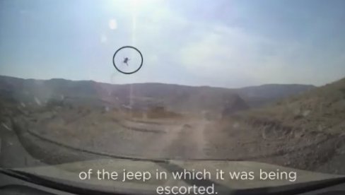 NOVINARI GLEDALI SMRTI U OČI: Jermenska granata proletela tik iznad vozila TV ekipe (VIDEO)